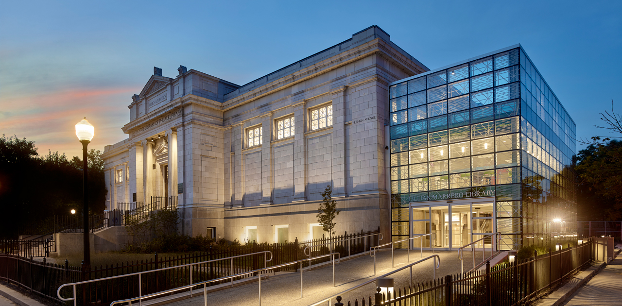 New Entrance - Lillian Marerro Library